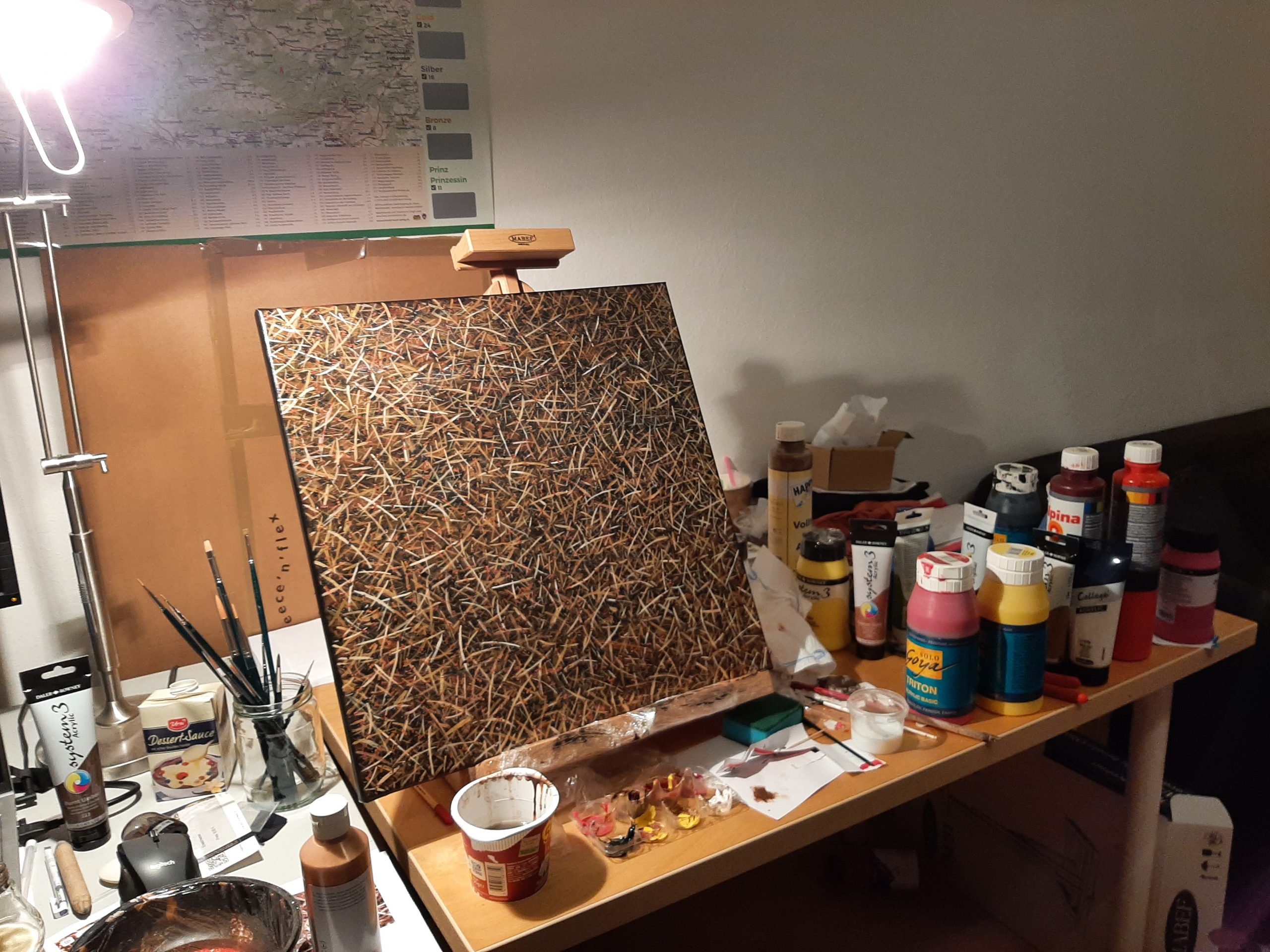 Ameisenhaufen entsteht